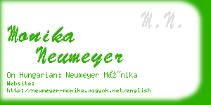 monika neumeyer business card